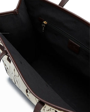 Medium Globetrotter Shopping Bag in Brown