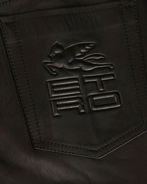 Pelle Artica Crop Leather Pant