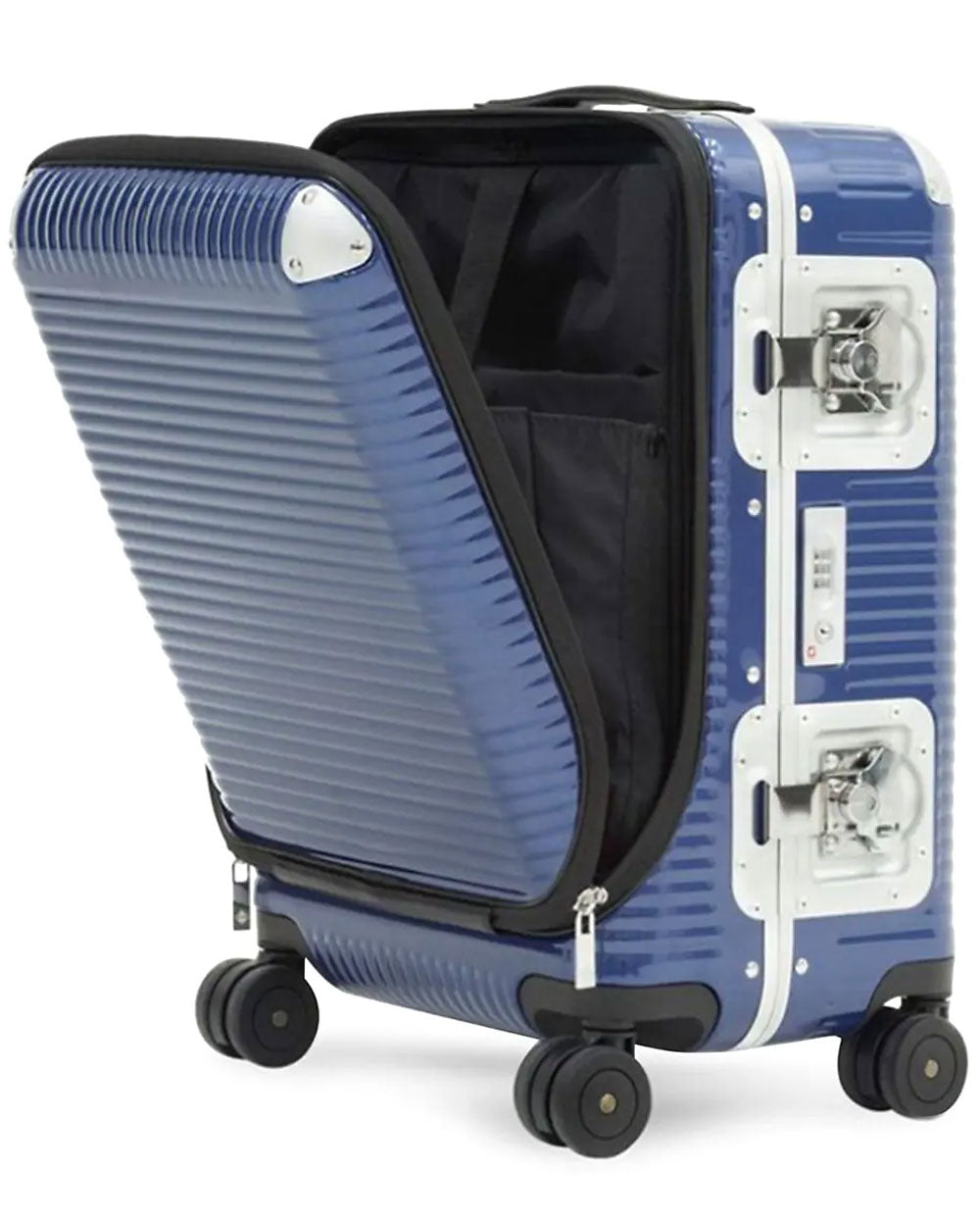 53 Bank Light Spinner Suitcase in Indigo