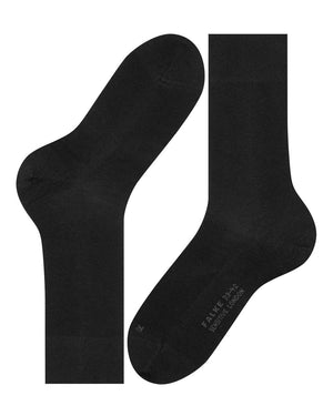 Black Sensitive London Midcalf Socks