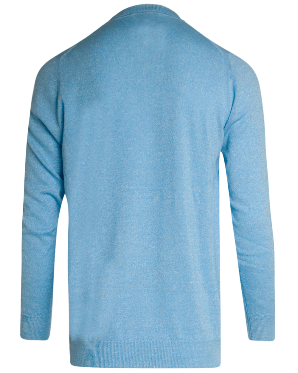 Electric Blue Cashmere Crewneck Sweater