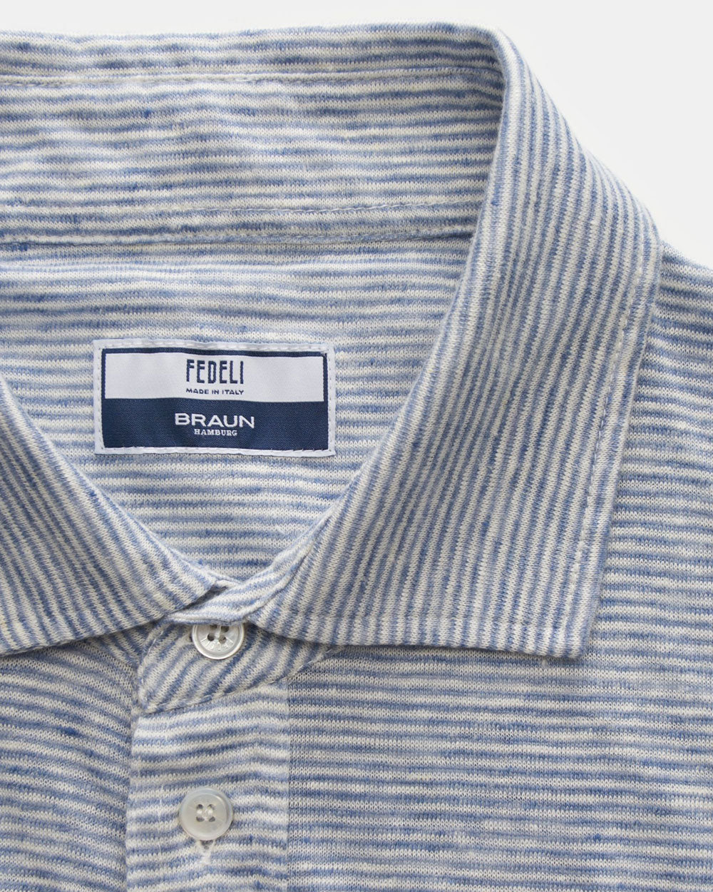 Light Blue Stripe Polo Shirt