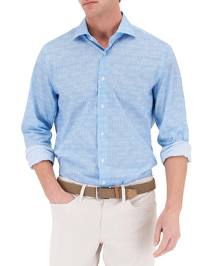 Light Blue Stripe Sean Panamino Dress Shirt