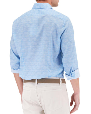 Light Blue Stripe Sean Panamino Dress Shirt