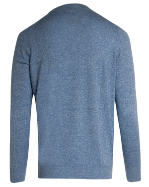 Sky Blue Cashmere Crewneck Sweater