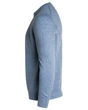 Sky Blue Cashmere Crewneck Sweater