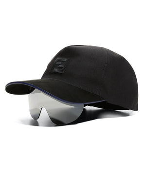 Tonal Logo Baseball Cap with Shield Mask