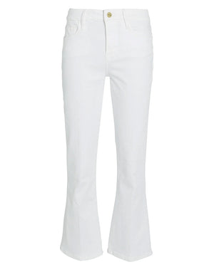 Blanc Le Crop Mini Boot Trouser