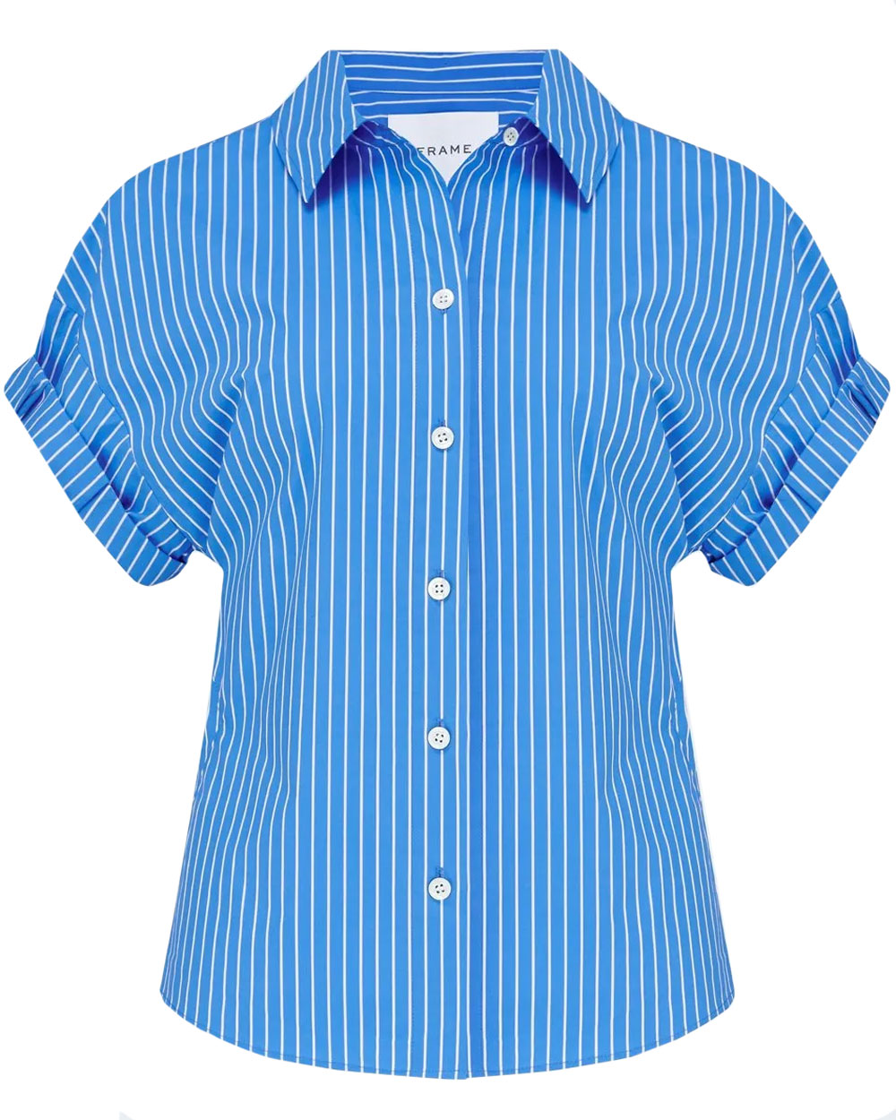 Cornflower Stripe Button Down Shirt