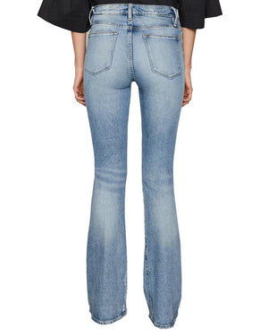 Le High Flare Jean in Crystal Shore Rips
