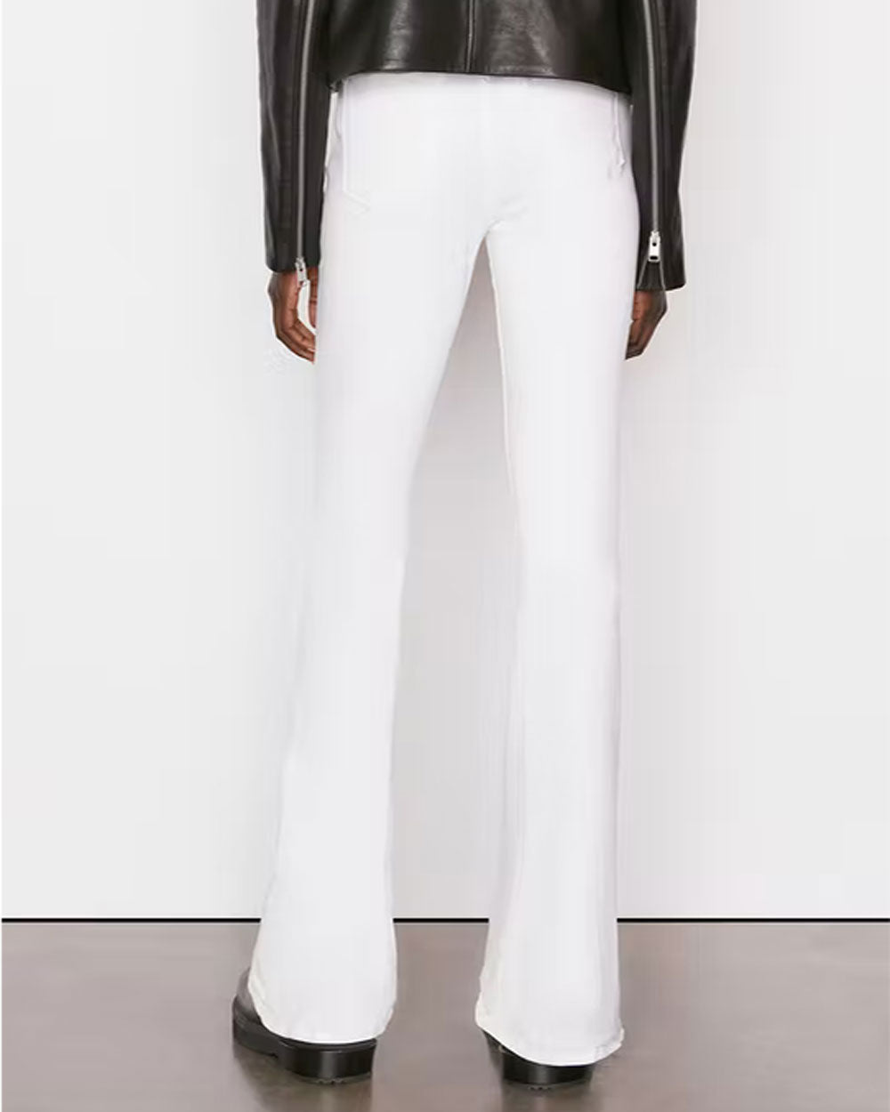Le High Flare Jean in Blanc