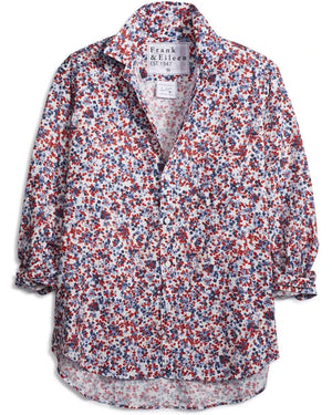 Multi Floral Eileen Button Up Shirt