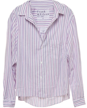 Purple Stripe Silvio Button Up Shirt