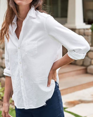 White Washed Denim Eileen Button Up Shirt