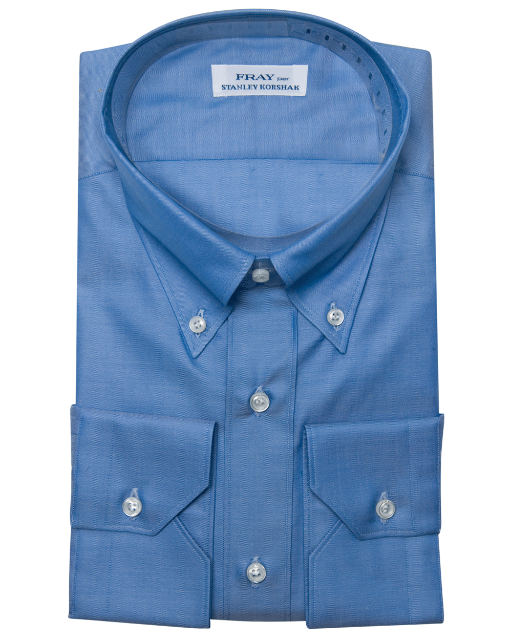 Solid Mid Blue Luxe Sportshirt