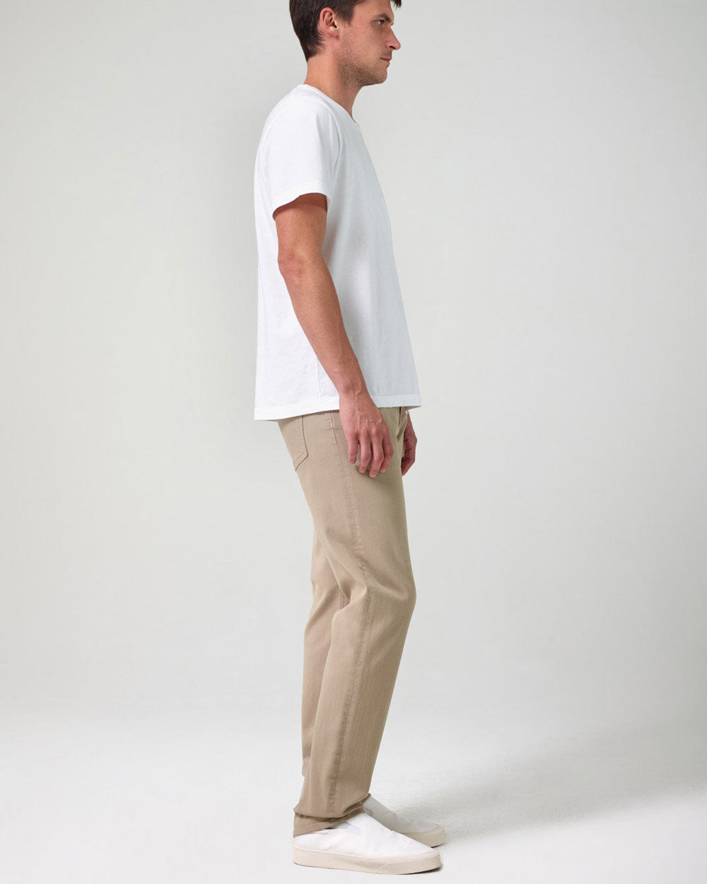 The Gage Classic Straight Fit Twill in Gravel