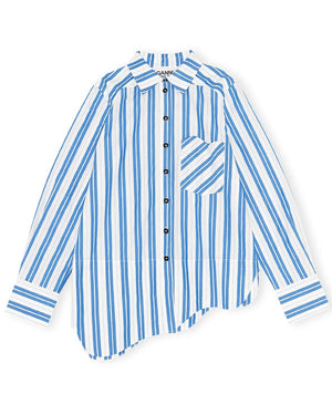 Daphne Striped Cotton Button Up Shirt