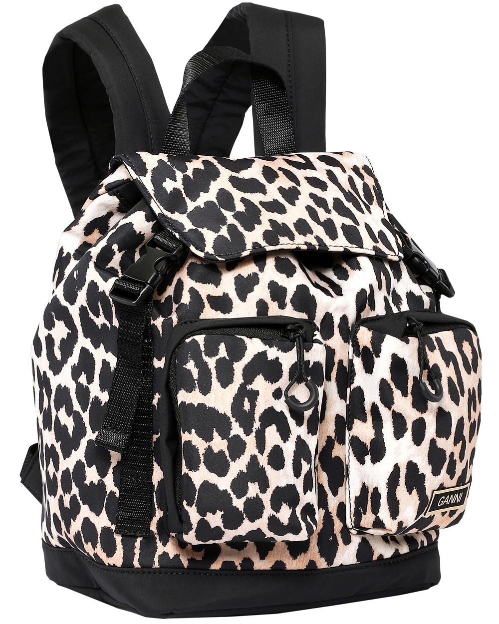 Leopard Recycled Mini Backpack