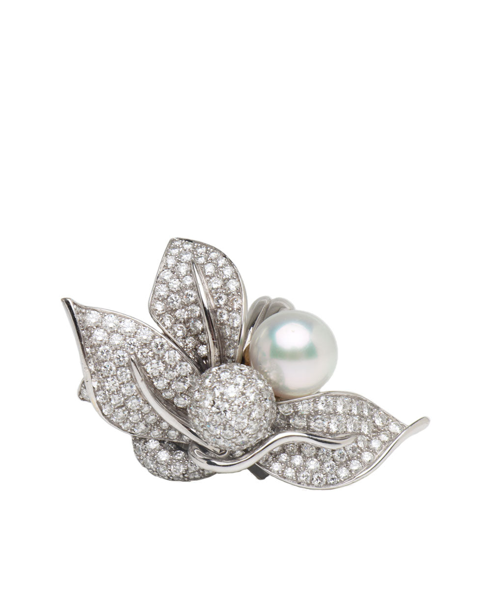 Feedebois Diamond and Pearl Ring