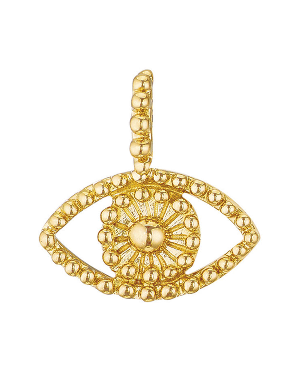 18k Yellow Gold Maxi Eye Pendant