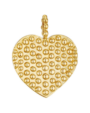 18k Yellow Gold Maxi Heart Pendant