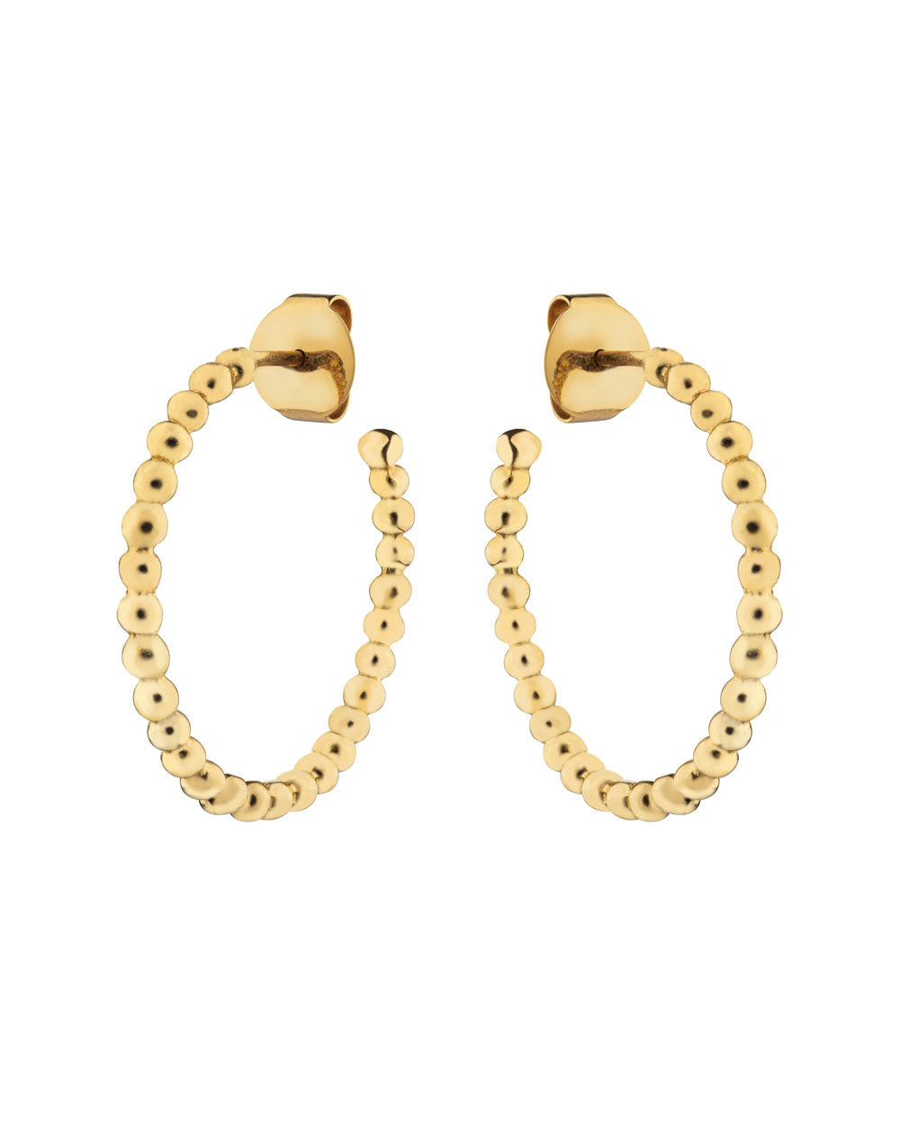 Gaya by Garnazelle 18k Yellow Gold Zelie Maxi Hoop Earrings – Stanley ...