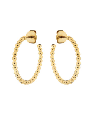 18k Yellow Gold Zelie Maxi Hoop Earrings