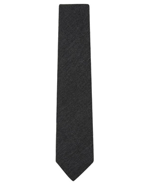 Charcoal Silk Solid Tie