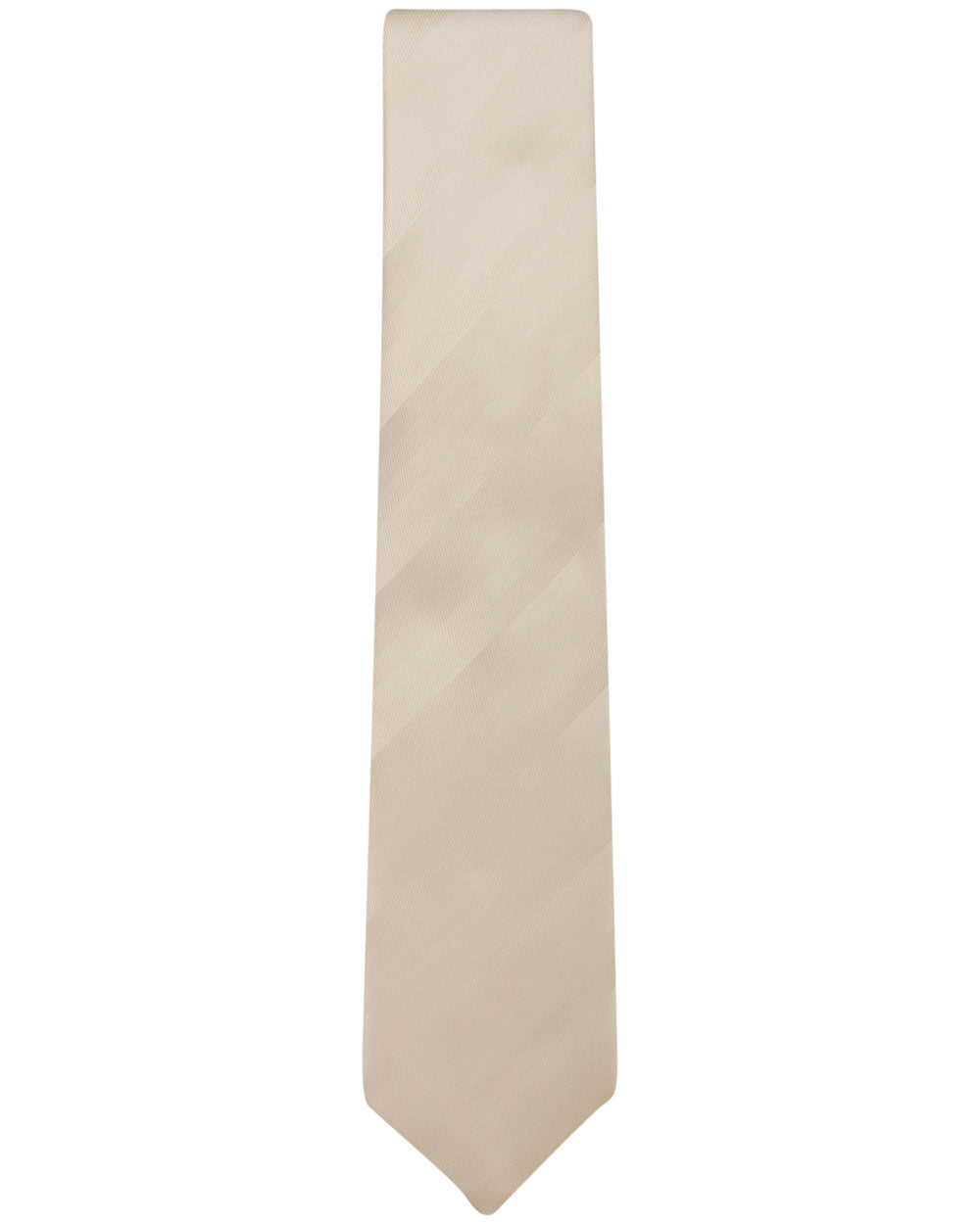 Ivory Stripe Silk Tie