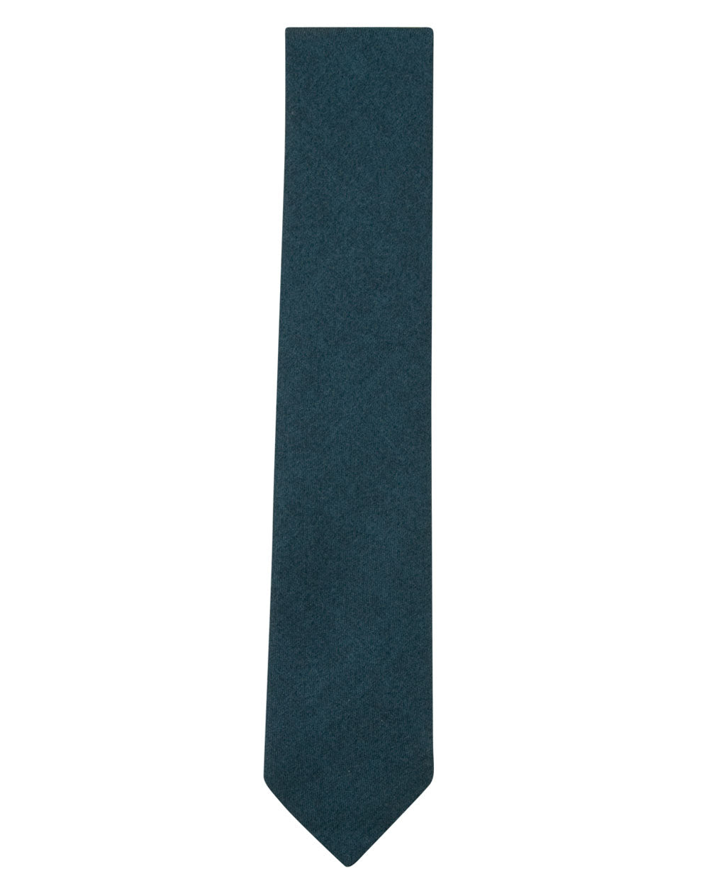 Petro Navy Wool and Silk Solid Tie