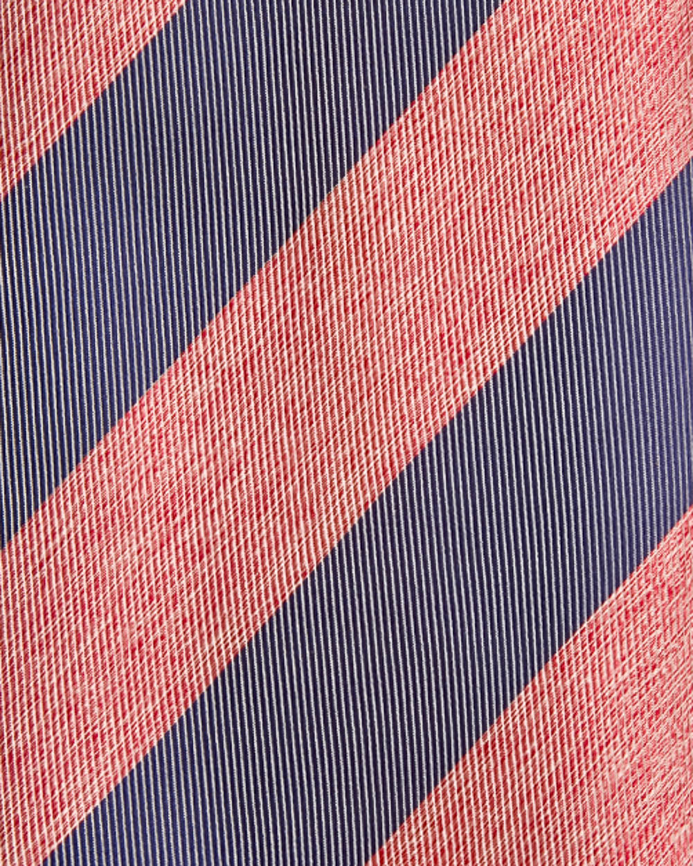 Red and Royal Blue Stripe Tie