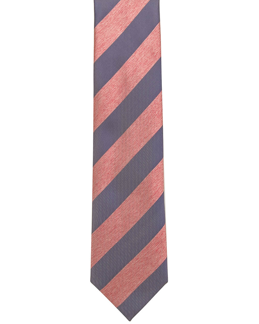 Red and Royal Blue Stripe Tie