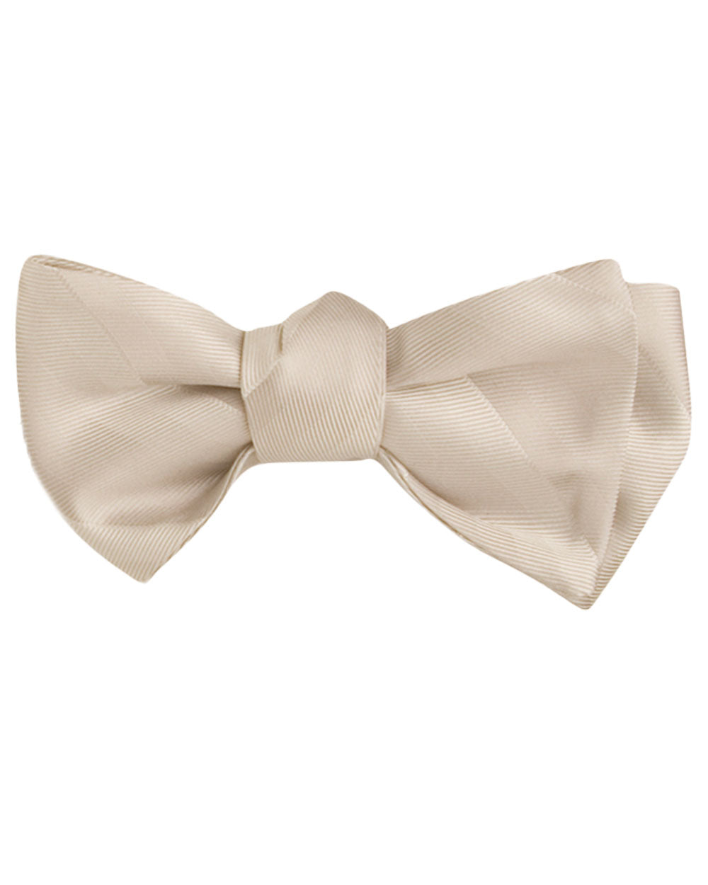 Silver Stripe Self-Tie Bow Tie
