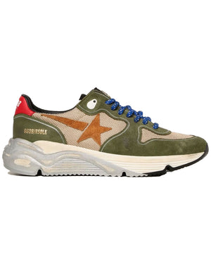 Running Sole Sneaker in Olive