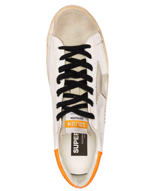 White and Orange Super-Star Classic Sneaker