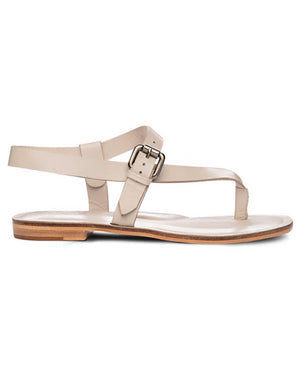 Roma Leather Thong Sandal in Gnocchi Taupe