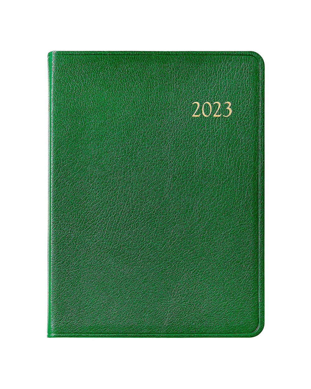 2023 Green Leather Planner