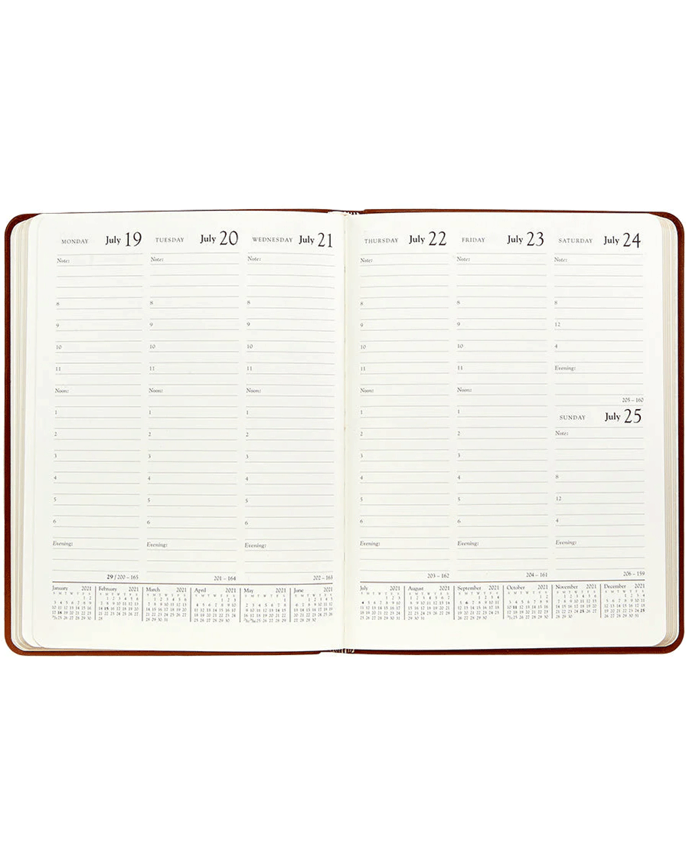 2023 Green Leather Planner