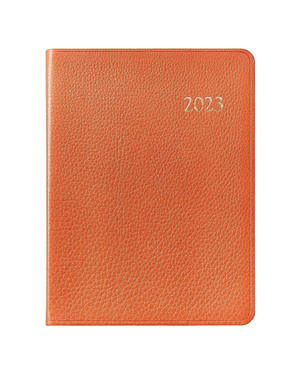 2023 Orange Leather Planner