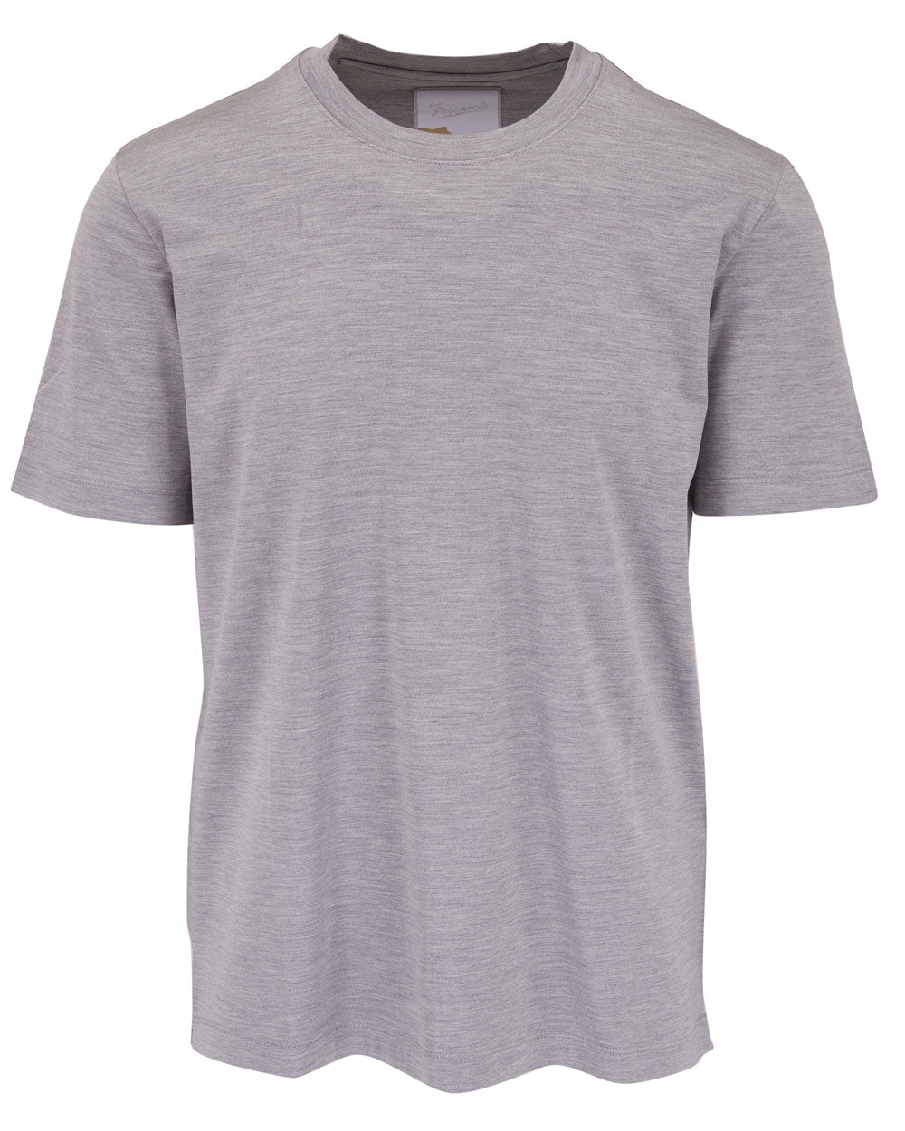 Grey Silk Stretch T-Shirt