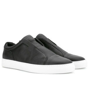 Aaron Soft Calf Sneaker in Black