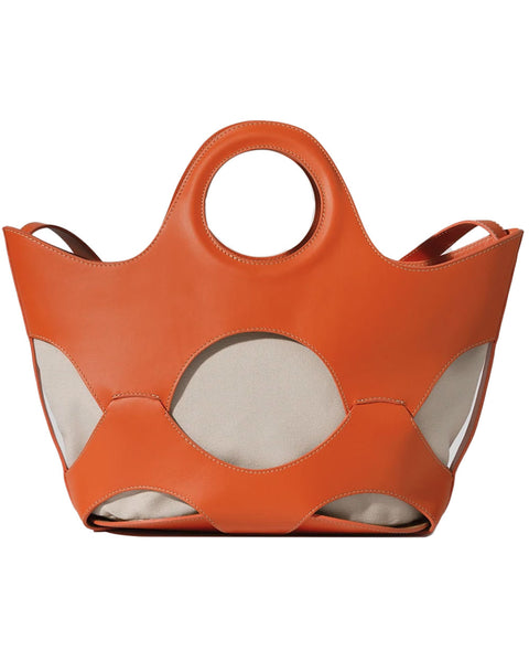 Onada Bag in Orange leather