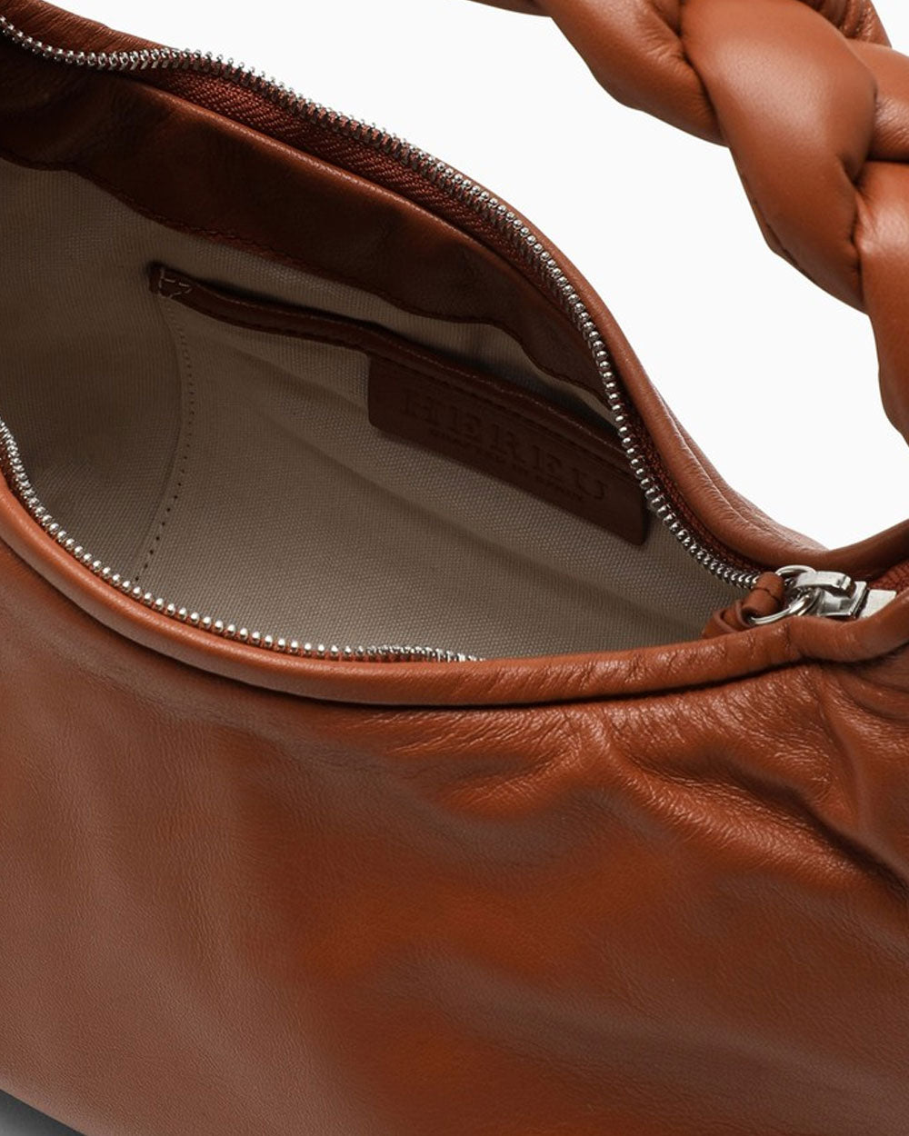 Hereu Espiga Braided Leather Top Handle Bag in Brown – Stanley Korshak