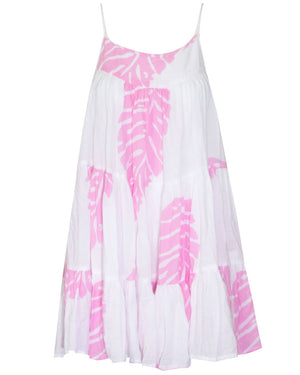 Hibiscus Print Peri Mini Dress