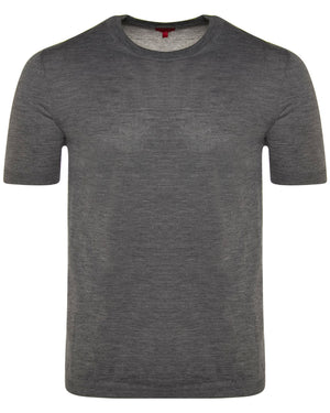 Grey Knit T-Shirt