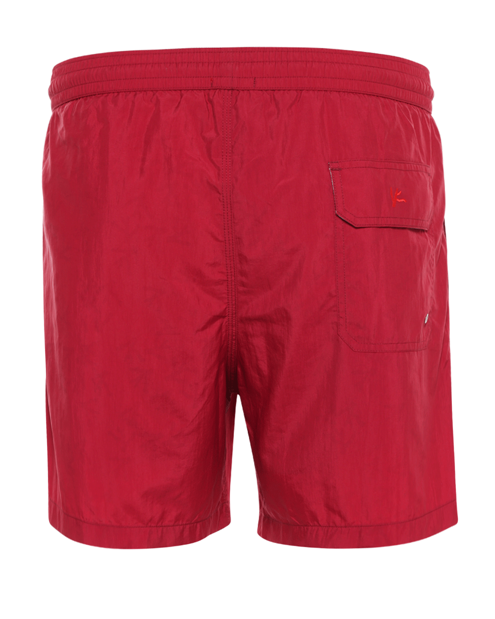 Solid Red Swim Short