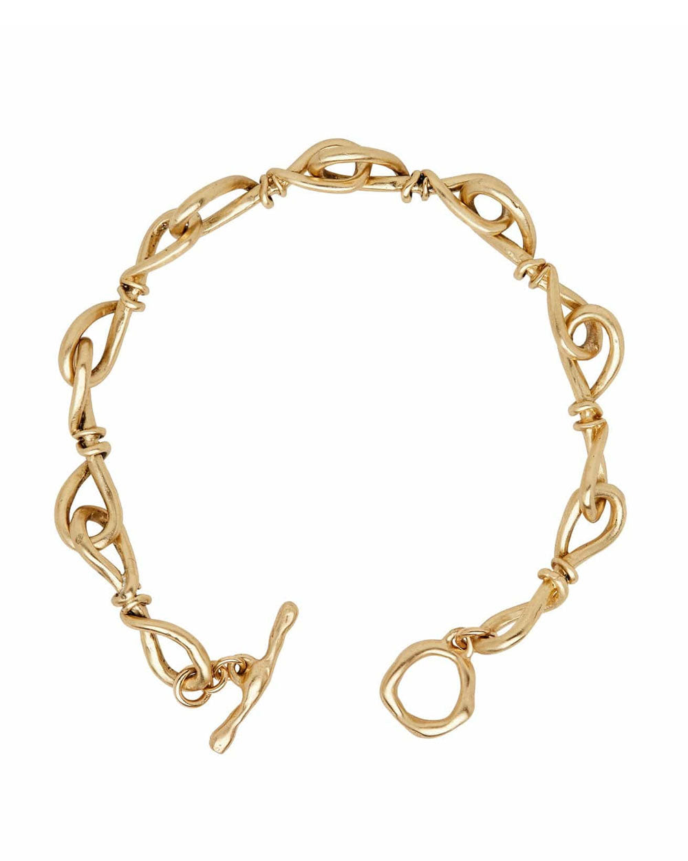 Bronze Knot Link Bracelet