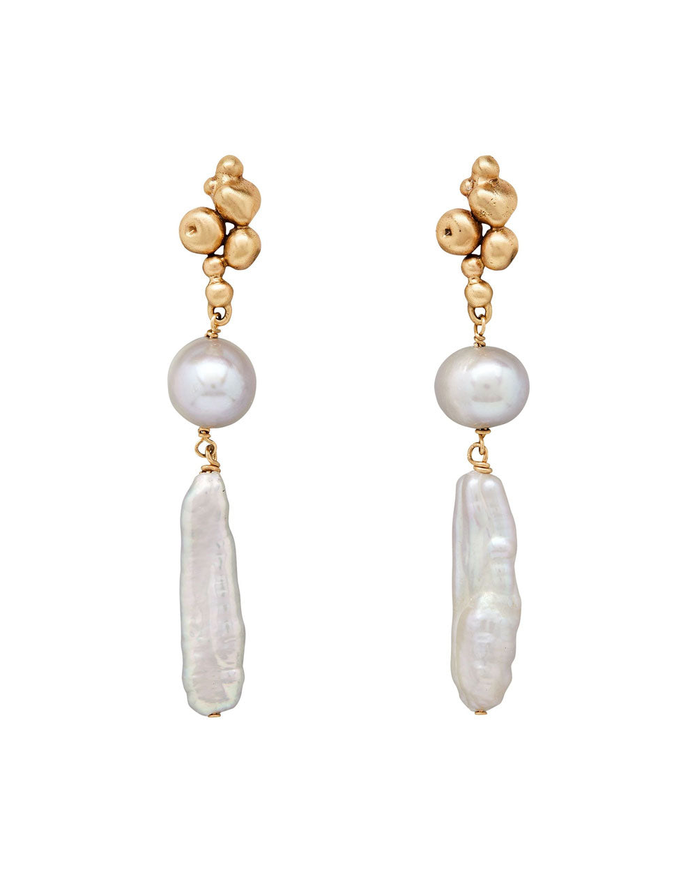 Julie Cohn Ore Grey Pearl Earrings – Stanley Korshak