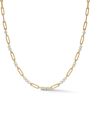18k Yellow Gold Pia Diamond Necklace
