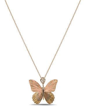 Large Goliath Birdwing Butterfly Necklace